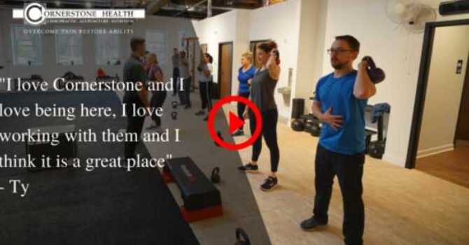 "I love Cornerstone and I love being here, I love working with them and I think it is a great place"