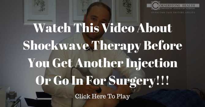 Watch This Video About Shockwave Therapy Before You Get Another Injection Or Go In For Surgery!!! image